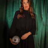 JINGLE BELLS BLACK DRESS