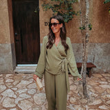 NITIDO KHAKI TWO-PIECE SET