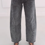 DARK GREY BALLOON JEANS 5097