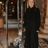 FESTA BLACK FLOWER BLOUSE