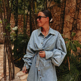 DULZURA BLUE DENIM DRESS