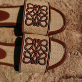 DUNA CAMEL TULUM SLIPPERS