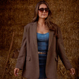 FALL IN THE AIR TAUPE BLAZER