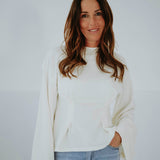 LIORAH WHITE LONGSLEEVE PULL
