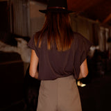 SOUIRA BROWN T-SHIRT