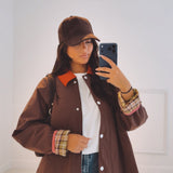 LENORA BROWN ZIP JACKET
