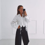 CHRISTINA WHITE BLOUSE