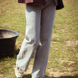 GREY DENIM WIDE LEG JD495