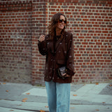 AMELIA BROWN DISTRESSED BLAZER