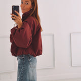 ANOUCK BORDEAUX ZIP JACKET