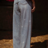 WIDE LEG DIAMOND JEANS A3016