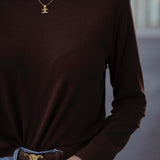 KYLIE BROWN LONGSLEEVE SHIRT
