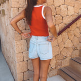 LIGHT BLUE DENIM SHORT 3515