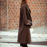 FORRESTINE LONG BROWN COAT