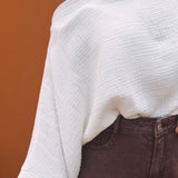 ROMERO ECRU TETRA BLOUSE