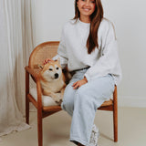 SWEATER DOGMOM BURGUNDY