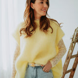 MARCELINE YELLOW MOHAIR SWEATER