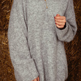 BEXLEY GREY KNITTED TWO-PIECE SET