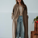 CEDAR TAUPE COAT