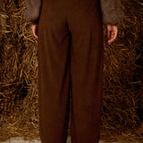 OCTAVIA BROWN CORDUROY PANTS