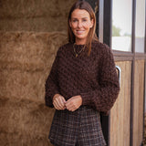 OPALINE BROWN KNIT SWEATER