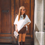 SUNRISE BROWN SATIN LACE SHORT