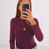 XANTHIA PURPLE LONGSLEEVE SHIRT