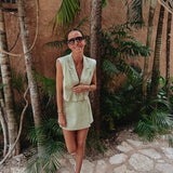 ACAPULCO MINT GREEN SKORT