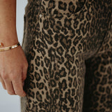 LEOPARD BALLOON JEANS T6065