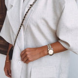 CLAUDIA ECRU SHORTSLEEVE BLAZER