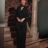 FEMME FEVER BLACK JUMPSUIT