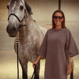 ECLIPSE BROWN SWEATER DRESS