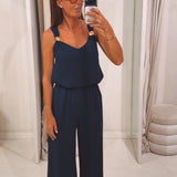 LAURIEN DARK BLUE TWO-PIECE SET