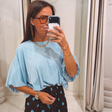 HELENA LIGHT BLUE T-SHIRT