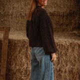 EILEEN BROWN KNITTED SWEATER