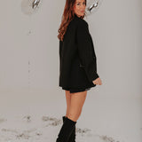 FIERCE BLACK STUDS BLAZER