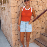 LIGHT BLUE DENIM SHORT 3515