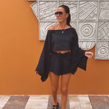 GARCIA BLACK TWO-PIECE SET