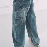BLUE HEART BALLOON JEANS A5235