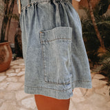 BLUE DENIM SHORT 507A-3