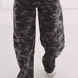 DARK GREY CAMO BALLOON JEANS A5302