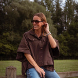 DUSTFALL BROWN SHORTSLEEVE JACKET