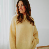 CALISTA YELLOW MOHAIR SWEATER