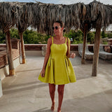 AZIZA LIME GREEN DRESS