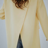 NERISSA SOFT YELLOW BLAZER