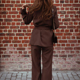 HOUSTON BROWN BELT BLAZER