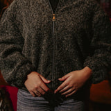 FOREST NIGHT GREEN ZIP JACKET