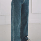BLUE WIDE LEG JEANS 8515-6
