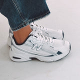 ZAYA WHITE/DARK BLUE SNEAKERS
