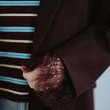 TERESA BURGUNDY BLAZER